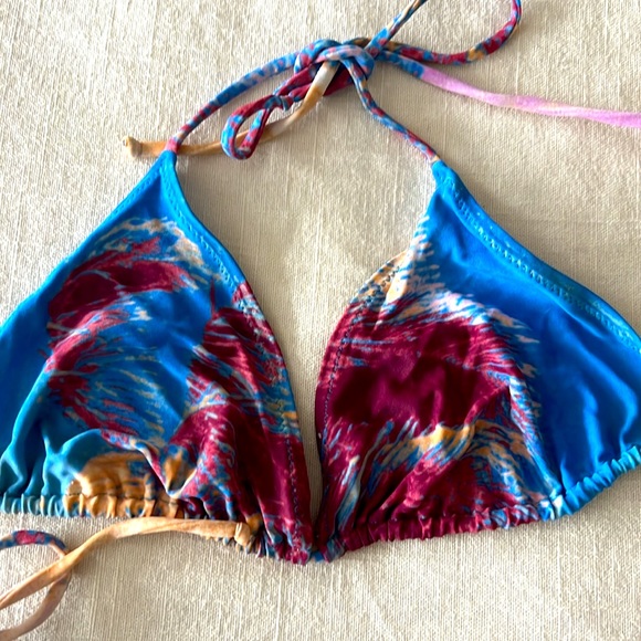 Vintage Jean Paul Gaultier Soleil Portraits Bikini Bottom and triangle top - Picture 2 of 6